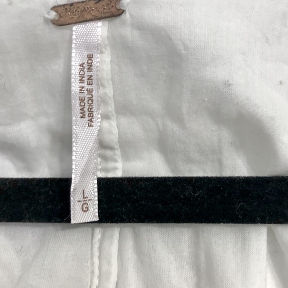 Free People Embroidered Long Sleep Blouse - Picture 5 of 6